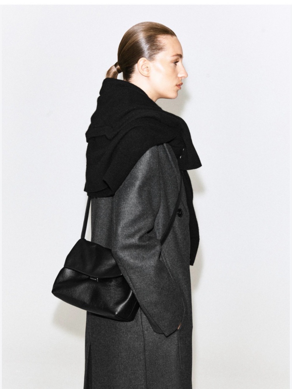 NWT COS TRULLO CROSSBODY FLAP BAG - LEATHER
